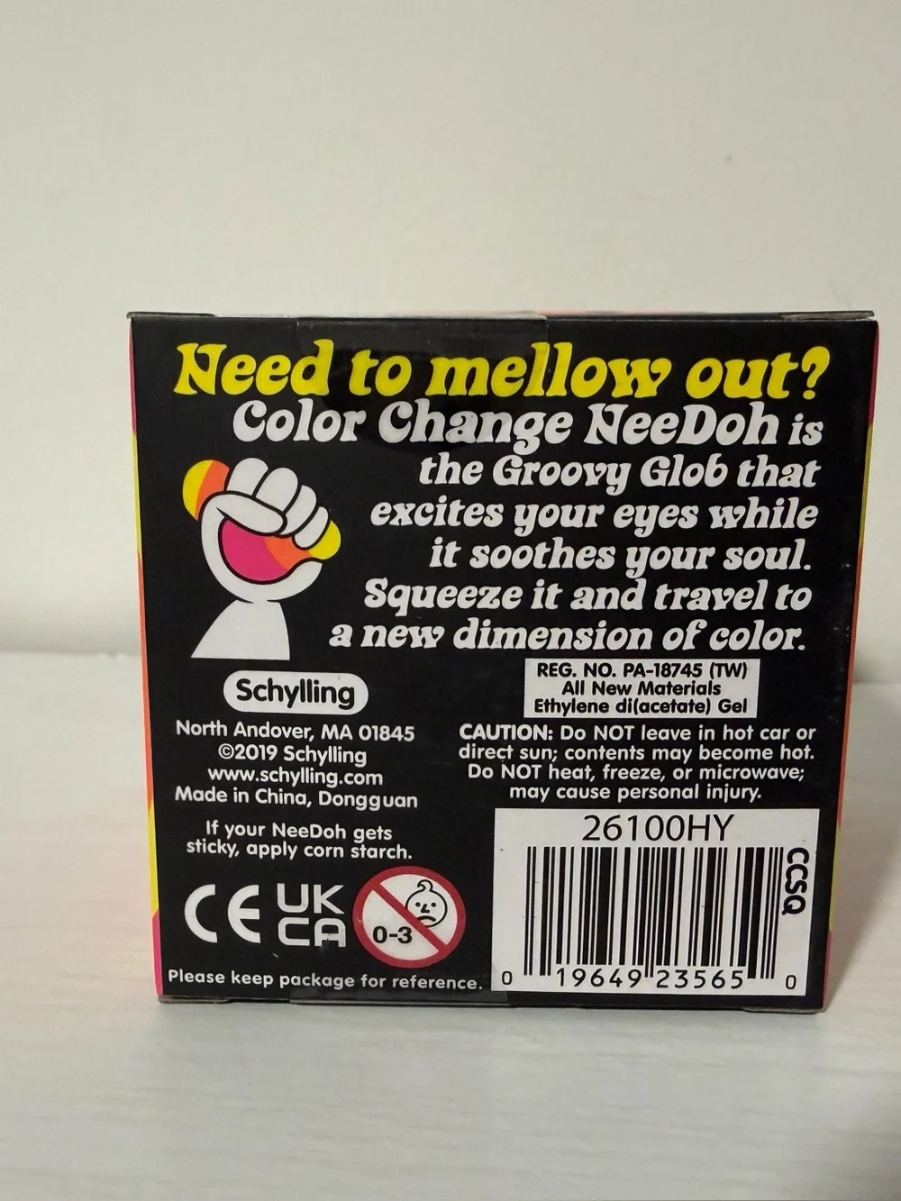 NEW NeeDoh Color Change Blue Stress Ball Fidget Squishy Schylling toy
